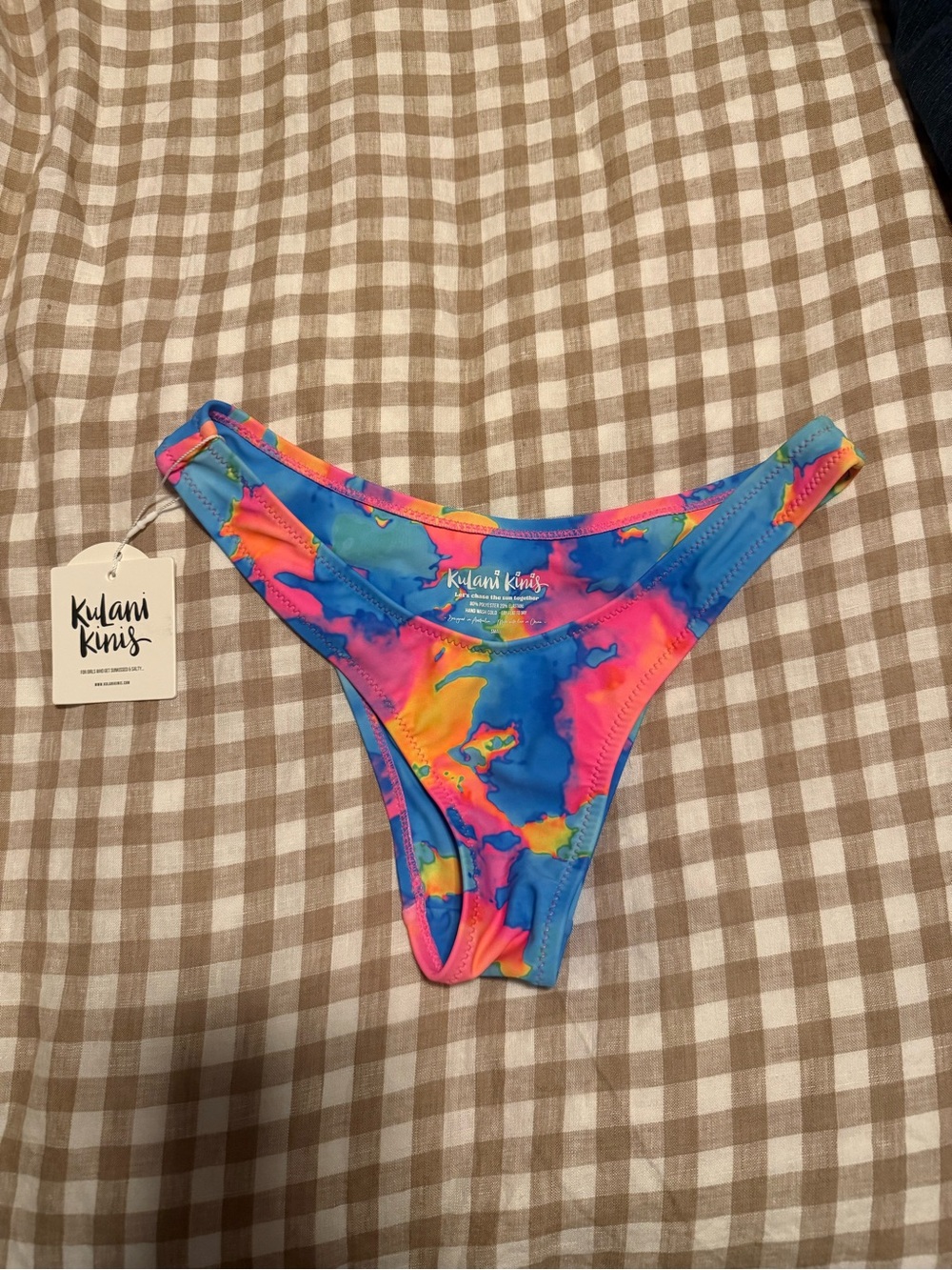 Kulani Kinis Multicolor Tie-Dye Bikini Bottom
